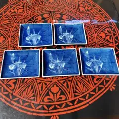 有田焼？　角皿　五枚