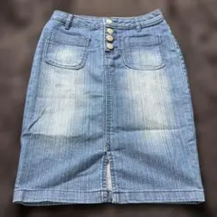 OZOC デニムタイトスカート 38サイズ