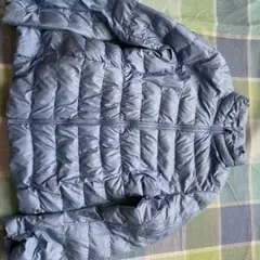 ライトブルーダウンコート 140