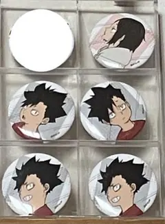 即日発送　ハイキュー 黒尾鉄朗 孤爪研磨 幼少期 缶バッチ　5点セット