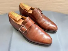 756.CROCKETT&JONES LOWNDES ダブルモンク 9E - メルカリ