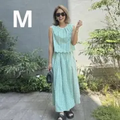 ロージーモンスターギンガムギャザースカートのサムネイル