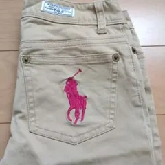 Ralph Lauren ベージュ フレアパンツ 130