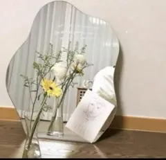 ウェルカムスペース　ウェーブ　ミラー 装飾 卓上ミラー結婚式