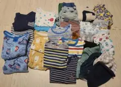 ベビー服 おまとめ90cm　ロンT パジャマ 帽子 下着　ミキハウス