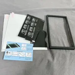 Nintendo Switch 有機ELモデル OLED 2枚ガラス+ガイド枠