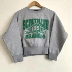 GORGE ゴージ　トレーナー　スウェット　裏起毛 グレー　サイズＦ