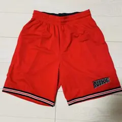 ◆ NIKE バスパン メンズ メッシュ レッド ショートパンツ L
