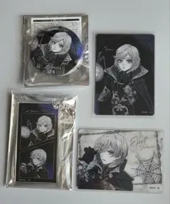 ツイステ エペル AGF カミオジャパン 缶バッジ アクキー カード