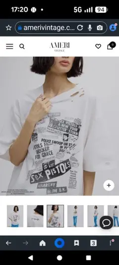 AMERI　vintage✨️今季新作Tシャツ✨️のサムネイル