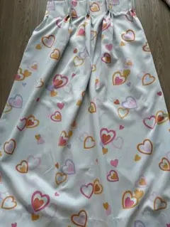 キッズ 子供部屋 リリカラ ハート柄 ドレープカーテン (遮光)+レースのサムネイル