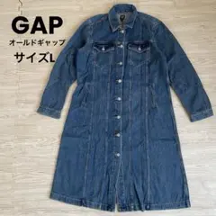 [オールドギャップ] GAP ギャップ　デニムジャケット　コート　ロング　希少