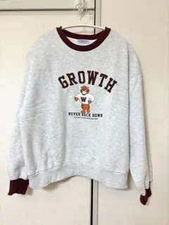 グレー　トレーナー　キャラクター　L 裏起毛