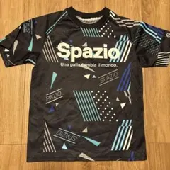 Spazio サッカーシャツ M 黒・青・白 幾何学模様
