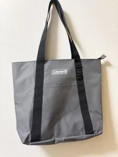 Coleman コールマン トートバッグ グレー チャック付き 大容量 軽量のサムネイル