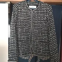 kAZU ITO ツイードジャケット 黒白チェック