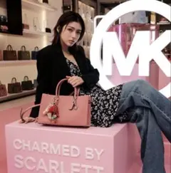 MICHAEL KORS SCARLET ピンク ショルダーバッグ