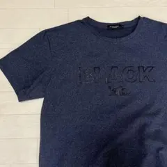 BLACK LABEL Tシャツ ふっくら文字 シンプルオシャレ 異素材のサムネイル