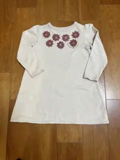 OJI子　チョコレートコスモス柄 ワンピース　　10A