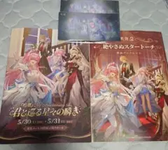 鳴潮 プレミアム 特典 2周年 チケット風カード 入場者パンフレット 2点