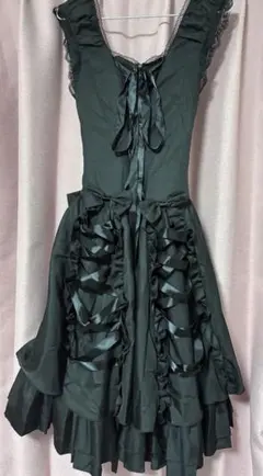 bodyline レースアップのリボンフリルジャンパースカート - メルカリ