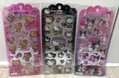 ドロップジェリーシール　日焼けキティ、キティ、マイメロクロミ