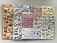 ポケモン プチプチシール タイルシール ぷっくりシール まとめ売り 5点セットのサムネイル