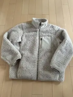 ユニクロ　防風フリースジャケット　140 ベージュ