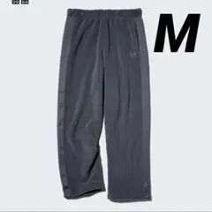 UNIQLO ユニクロ NEEDLES フリースワイドパンツ ダークグレー M