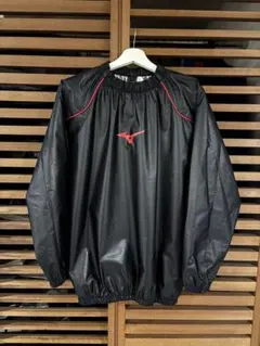 ミズノMIZUNO サウナスーツ 上 ブラック×レッドのサムネイル