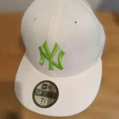 New Era 59FIFTY ホワイト キャップ 7 3/8