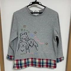 REVE DE FEMME レーヴドファーム　七部袖トレーナー