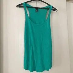 H&M タンクトップ　グリーン