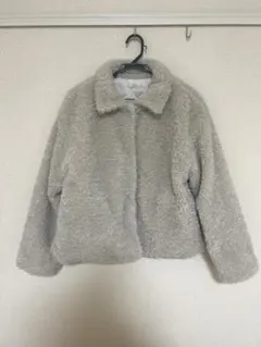 ボアジャケット　アイボリー