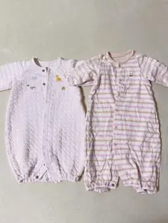 ☆専用☆ミキハウス☆ツーウェイ・ドレスオール 50-60cm キルト地のみ1点