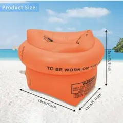 アームリング 大人 子供用浮き輪 腕輪 スイミング補助具 水泳用品