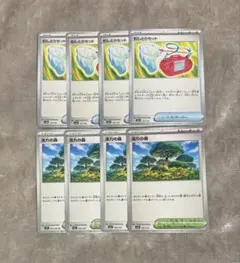 デッキパーツ ポケモンカード　むしとりセット 活力の森　各4枚　まとめ売り