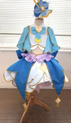 ヒーリングっど♥プリキュア キュアスパークル コスプレ衣装+ウィッグ