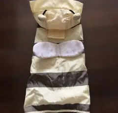 犬用 レインコート ボーダー柄 フード付き