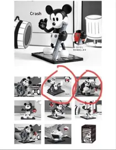 popmart 　蒸気船 ウィリー シリーズ　ディズニー　ポップマート　セットB Disney(ディズニー) POPMART ポップマート 蒸気船ウィリー