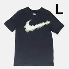 NIKEナイキ　半袖　Tシャツ ロゴプリント　ブラック　Ｌ