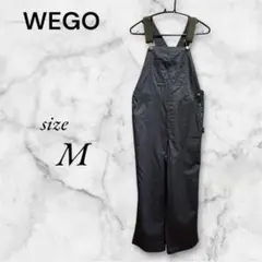 【WEGO】ウィゴー ダークブラウン 美品 オーバーオール サロペット Мサイズ