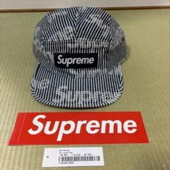 Supreme ストライプキャップ ネイビー - メルカリ
