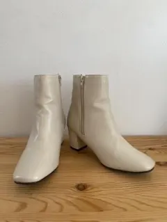 【SESTO】ショートブーツ ウッドヒール　24.0