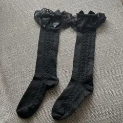 たると様専用✨✨女の子 フォーマル 黒 ハイソックス