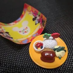 [ミス品]ミッキーマウス カプセルトイ ミニチュア料理　 印刷ミス品