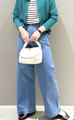 【新品】LEPSIM ストレッチデニムストレートパンツ　L