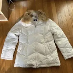 USED/QUEENS COURTダウンコート/白/サイズ2
