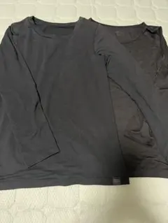 UNIQLOヒートテック極暖、ヒートテックブラック アンダーシャツ 2枚セット