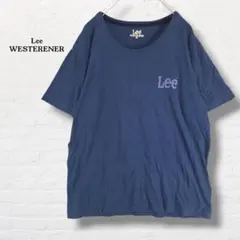 Lee WESTERNER☆Tシャツ 半袖【LL】ネイビー 紺 ロゴ ​のサムネイル